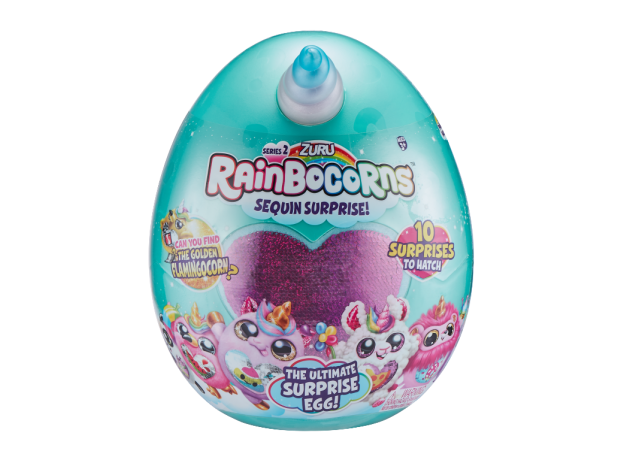 عروسک شانسی رینبوکورنز RainBocoRns (10 سورپرایز) با قلب بنفش درخشان, image