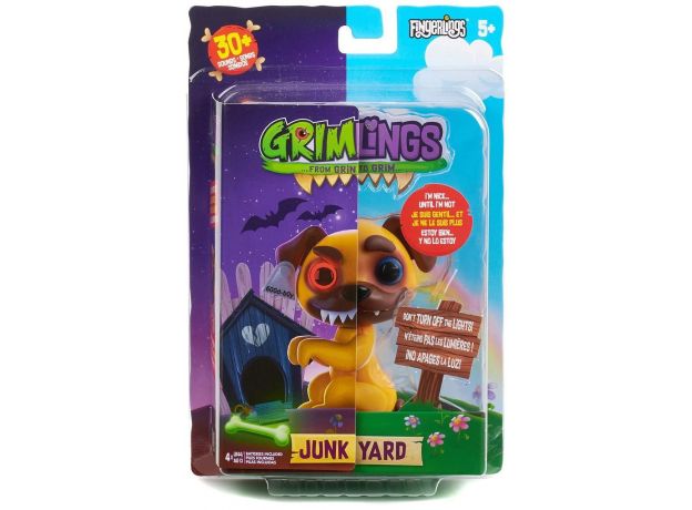 ربات انگشتی گریم لینگز Fingerlings Grimlings مدل Junk Yard, image