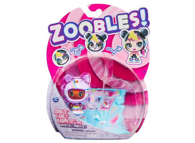 عروسک زووبلز Zoobles Z-Girlz مدل Uni-QT, image