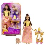 عروسک 30 سانتی پرنسس بل به همراه ترولی چای خوری Disney, image
