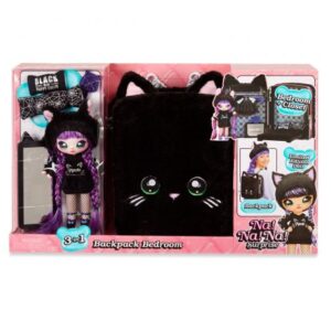 ست 3 در 1 نانانا سورپرایز Na! Na! Na! Surprise سری Backpack مدل Black Kitty, image