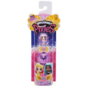 پک دوتایی عروسک های هچیمال مینی پیکسی سورپرایز Hatchimals Pixies Mini مدل Butterfly Esme (بنفش)