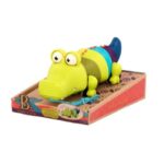 تمساح چرخ دار کشیدنی B. Toys, image