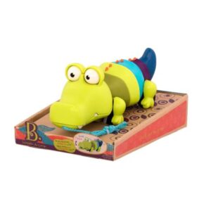 تمساح چرخ دار کشیدنی B. Toys, image