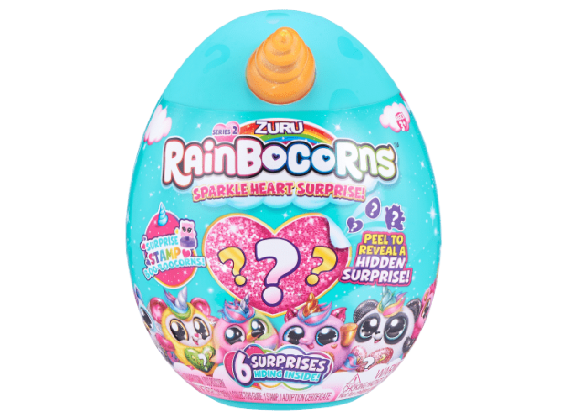 عروسک شانسی رینبوکورنز RainBocoRns (6 سورپرایز) با شاخ نارنجی, image