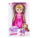 عروسک 33 سانتی پرنسسی Sparkle Girlz مدل Princess با لباس صورتی, تنوع: 100287 - Dark Pink, image 2