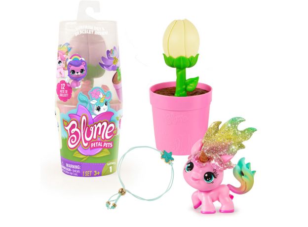 عروسک گلدونی پتال پت سورپرایزی Blume سری 1 (گل لیمویی), image