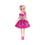 عروسک قیفی پرنسسی Sparkle Girlz مدل Princess با لباس سرخابی, تنوع: 24105 - Princess Red, image 2