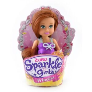 عروسک کاپ کیکی Sparkle Girlz مدل Princess (با لباس بنفش)
