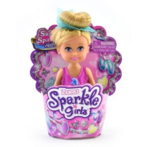 عروسک کاپ کیکی Sparkle Girlz مدل Ballerina (با لباس صورتی و موی بلوند)