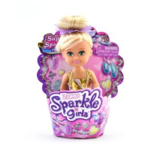 عروسک کاپ کیکی Sparkle Girlz مدل Ballerina (با لباس طلایی و موی بلوند), image
