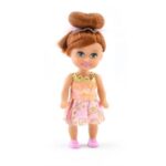 عروسک کاپ کیکی Sparkle Girlz مدل Ballerina (با لباس طلایی و موی قهوه‌ای), image 2