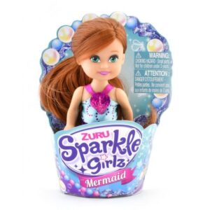 عروسک کاپ کیکی Sparkle Girlz مدل Mermaid (با لباس آبی)