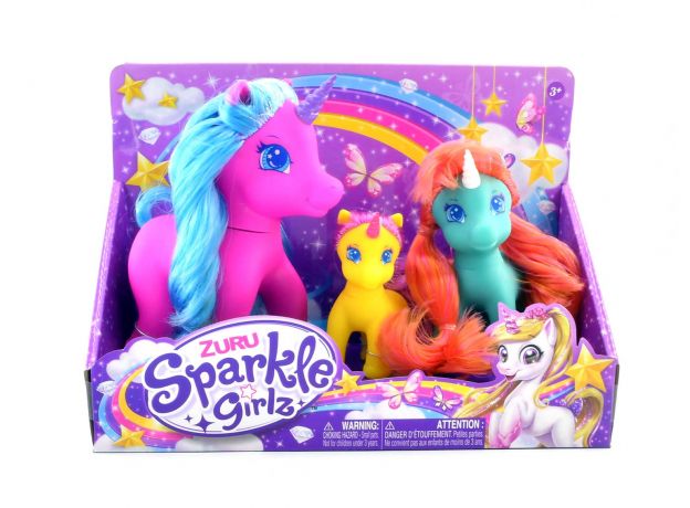 خانواده 3 نفره یونیکورن های Sparkle Girlz, image