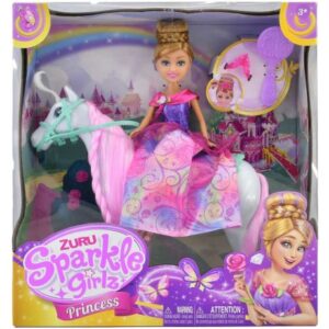 عروسک اسب سوار Sparkle Girlz مدل Princess, image