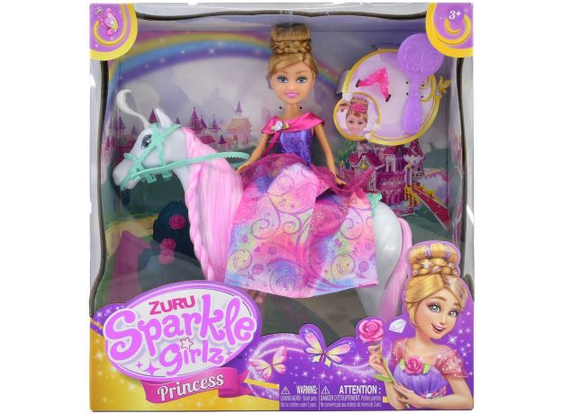 عروسک اسب سوار Sparkle Girlz مدل Princess, image