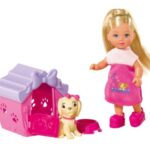 عروسک 12 سانتی Evi Love به همراه خانه هاپو, image 2