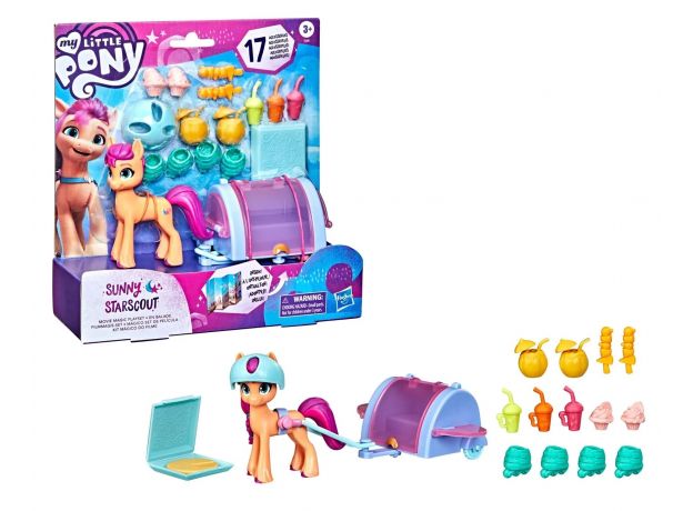 ست آبمیوه فروشی مای لیتل پونی به همراه پونی Sunny Starscout, image