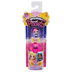 پک دوتایی عروسک های هچیمال مینی پیکسی سورپرایز Hatchimals Pixies Mini مدل Flrefly Heidi (صورتی), image