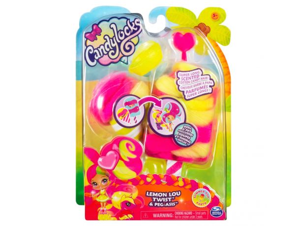 عروسک کندی لاک Candy Lock بستنی چوبی به همراه حیوون خونگی (Lemon Lou Twist & Peg-Asis), image