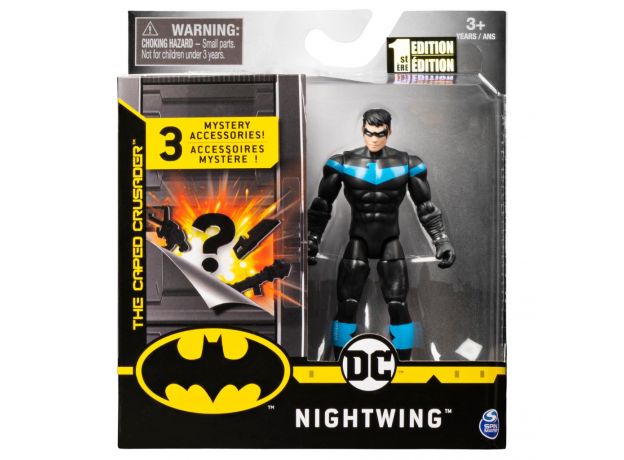 فیگور 10 سانتی نایت وینگ با 3 اکسسوری شانسی (Nightwing), image