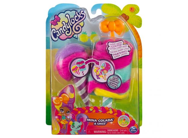 عروسک کندی لاک Candy Lock بستنی چوبی به همراه حیوون خونگی (Mini Colada & Grizz), image