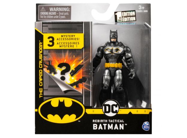 فیگور 10 سانتی بتمن با 3 اکسسوری شانسی (Tactical Batman), image