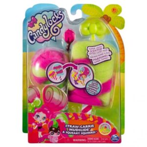 عروسک کندی لاک Candy Lock بستنی چوبی به همراه حیوون خونگی (Straw-Carrie Mudslide & Squeaky Squirrel), image