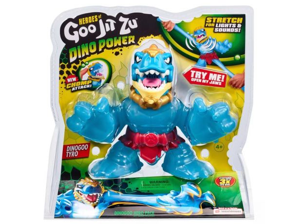 عروسک فشاری گو جیت زو Goo Jit Zu مدل Dinogoo Tyro T-Rex, image