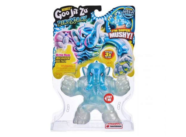 عروسک فشاری گو جیت زو Goo Jit Zu سری Dino X-Ray مدل Smashadon, image
