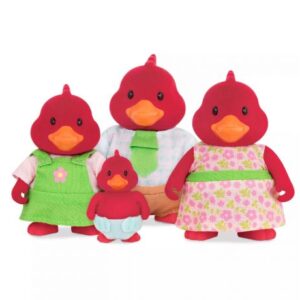 خانواده 4 نفری کاردینال های Li'l Woodzeez مدل Tailfeather, image