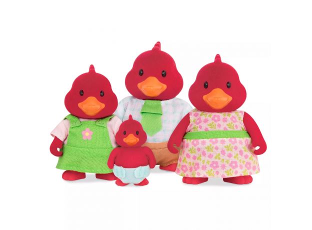 خانواده 4 نفری کاردینال های Li'l Woodzeez مدل Tailfeather, image