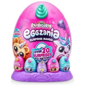 عروسک سورپرایزی رینبوکورنز RainBocoRns سری Eggzania با شاخ آبی, تنوع: 9258-Blue, image