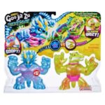 پک دو تایی عروسک های فشاری گو جیت زو Goo Jit Zu سری Dino X-Ray مدل Tritops و Shredz, image