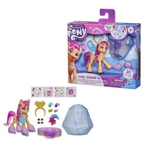 عروسک مای لیتل پونی Crystal Adventure همراه با 20 سورپرایز مدل Sunny Starscout, image