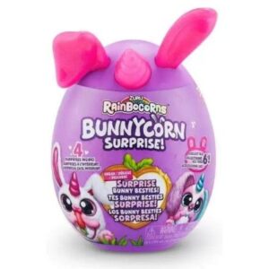 عروسک سورپرایزی رینبوکورنز RainBocoRns سری 1 Bunnycorn با شاخ و گوش صورتی