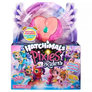 عروسک هچیمال پیکسی رایدر سورپرایز Hatchimals Pixies سری Riders مدل قلب گلبهی و بال صورتی, image