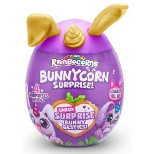 عروسک سورپرایزی رینبوکورنز RainBocoRns سری 1 Bunnycorn با شاخ و گوش طلایی, تنوع: 9260SQ1-Gold, image