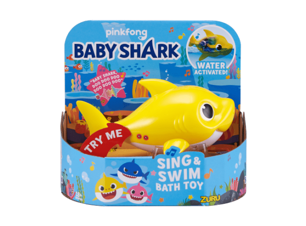 بیبی شارک شناگر Baby Shark (زرد), image