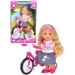 عروسک 12 سانتی Evi Love به همراه سه چرخه, image