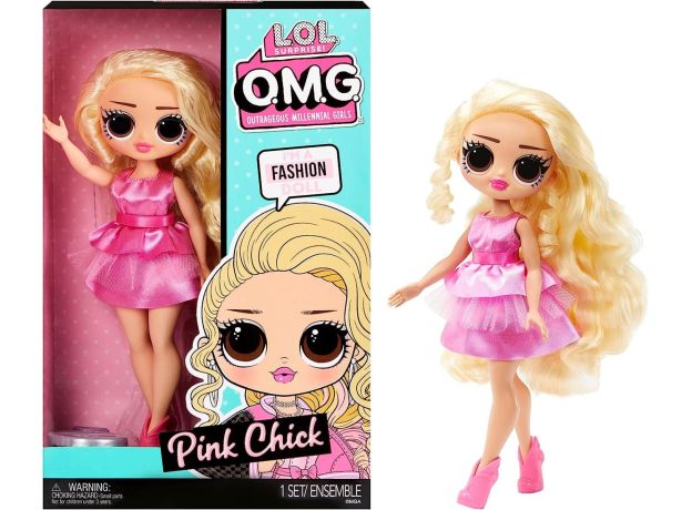 عروسک LOL Surprise سری OMG مدل Pink Chick, تنوع: 985792-Pink Chick, image