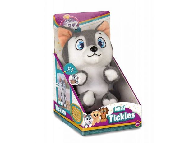 سگ قلقلکی Mini Tickles (سفید و طوسی), image
