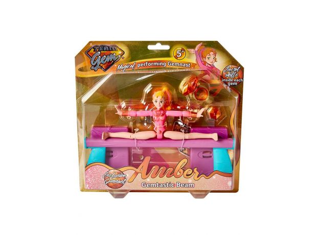 ست بازی عروسک ژیمناستیک کار تیم جم Team Gem Amber, image