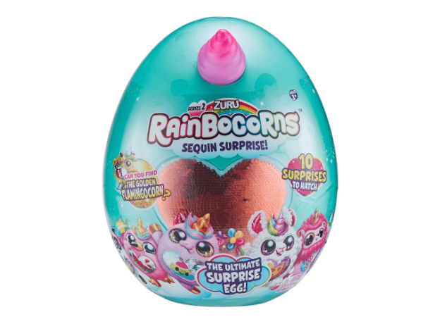 عروسک شانسی رینبوکورنز RainBocoRns (10 سورپرایز) با قلب مسی و شاخ بنفش, image