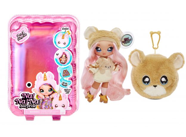 عروسک نانانا سورپرایز Na! Na! Na! Surprise سری 1 مدل Sarah Snuggles, image
