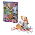خانواده عروسک های Steffi Love به همراه وسایل پیکنیک سری Picnic Fun, image