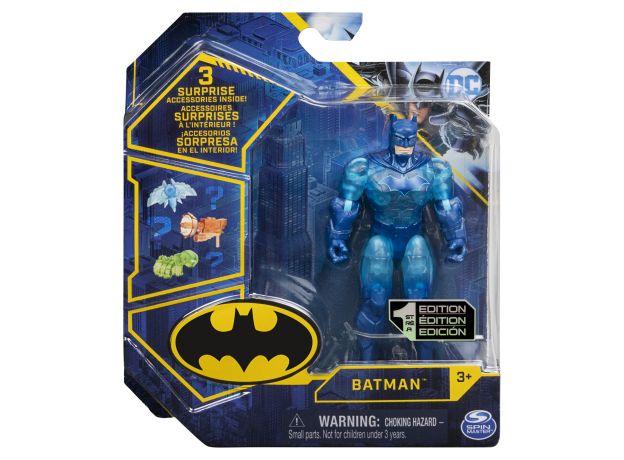 فیگور 10 سانتی بتمن با 3 اکسسوری شانسی (Blue Batman), image