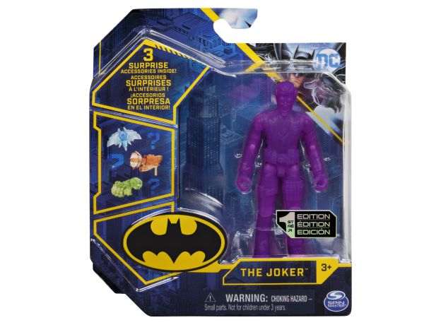 فیگور 10 سانتی جوکر با 3 اکسسوری شانسی (The purple Joker), image