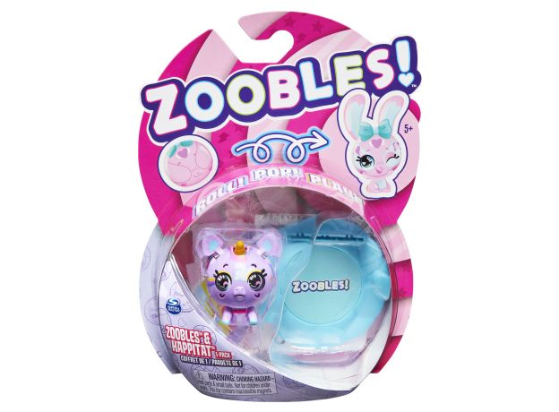 عروسک حیوون خونگی زووبلز Zoobles مدل Uni-BB Unicorn, image