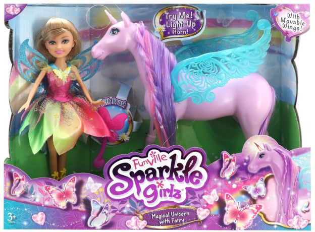 عروسک و یونیکورن Sparkle Girlz, image
